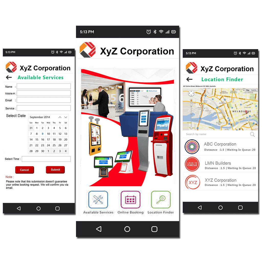 meeting room display