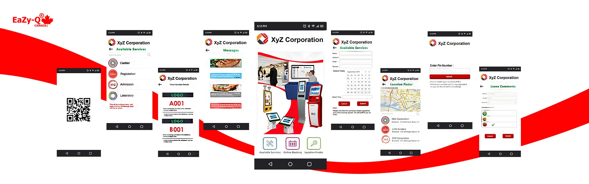 our services and queue management system